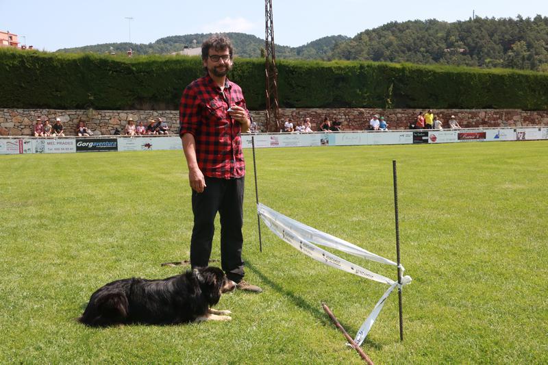 Un pastor de Viladrau s’emporta el 33è concurs internacional de gossos d’atura de Prades