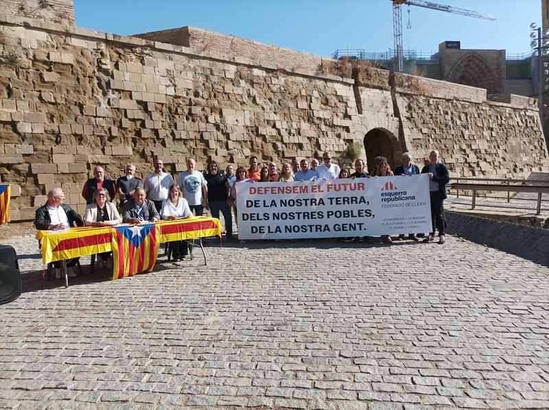 Presentació del manifest d'ERC contra les macroplantes de biogàs i renovables
