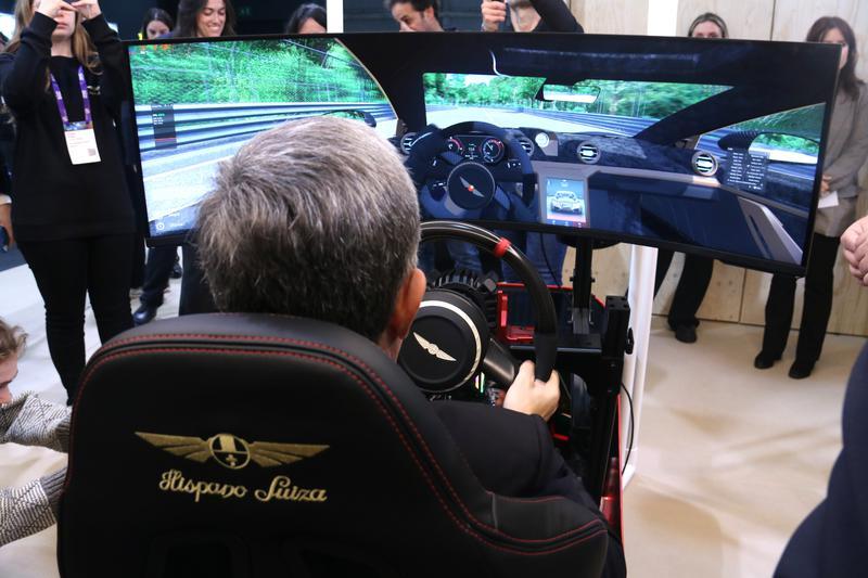MWCapital i Hispano Suiza recreen el mític circuit de Montjuïc a través d'un simulador virtual de conducció
